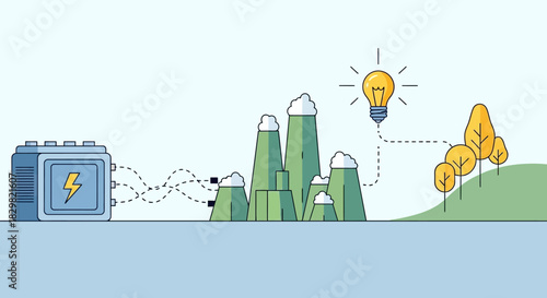 Modern abstract banner design with flowing lines and dynamic shapes