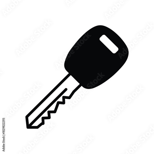 Car Key Icon - Automotive, Lock & Vehicle Access