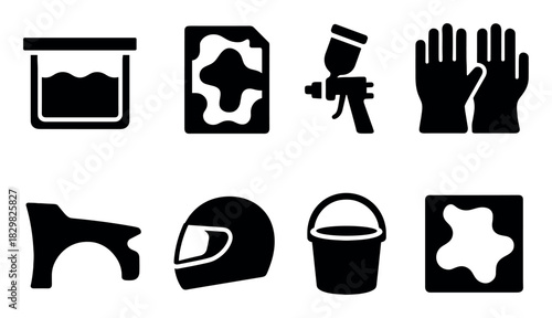Hydrographic Icons Grid