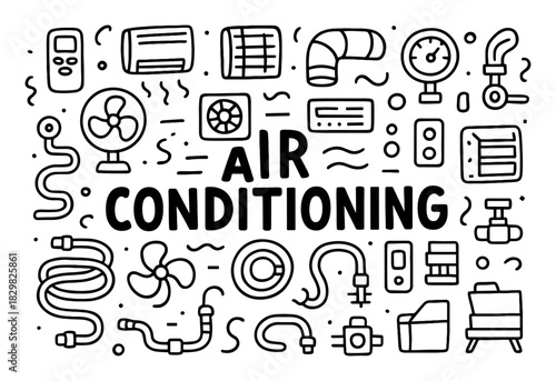 Air Conditioning Doodle