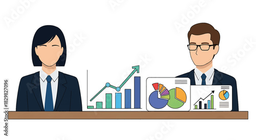 Business Analytics and Financial Growth A Visual Representation