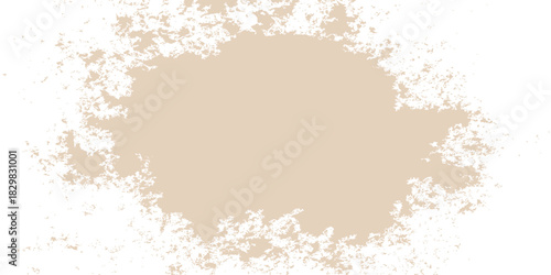 Abstract vintage grunge floral texture pattern with dirty aged paint blots border