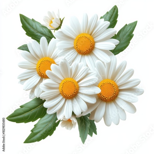 Captivating white daisy blooming in nature floral photography vibrant environment close-up perspective daisies and gigapixel