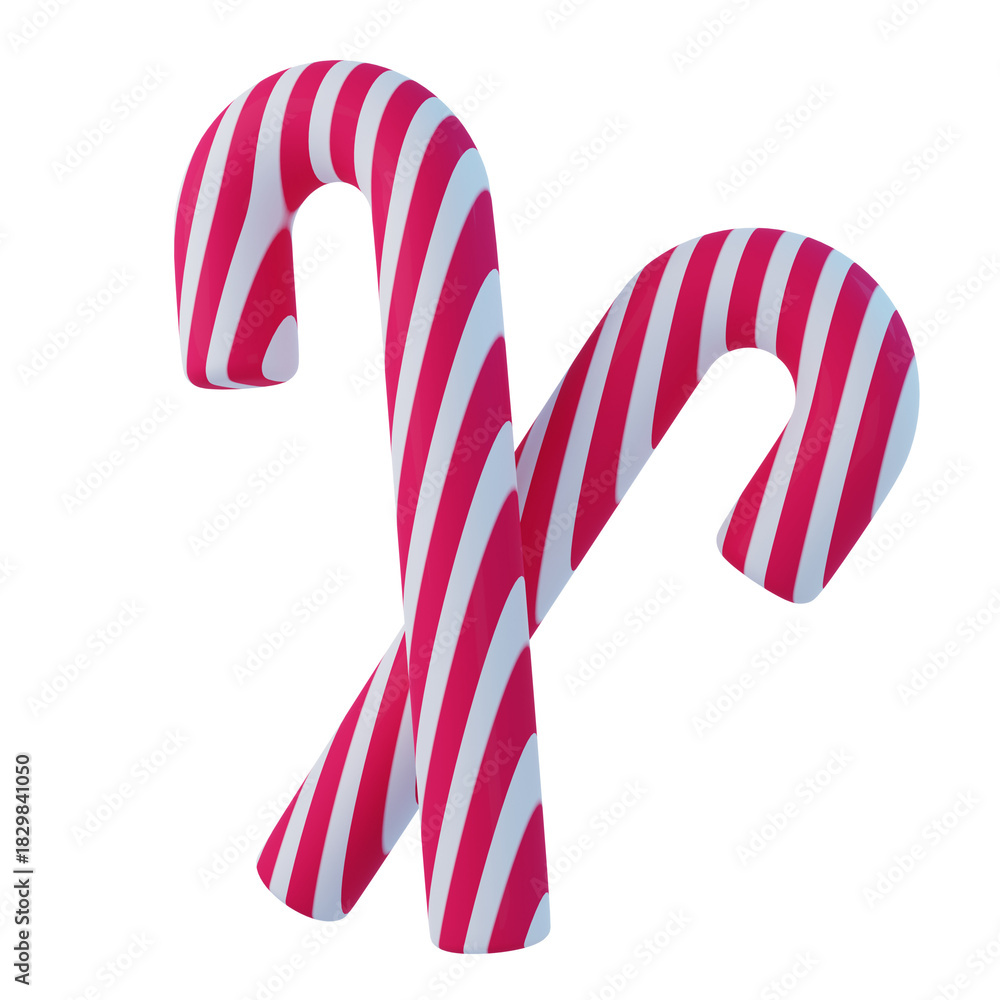 Fototapeta premium 3d-candy-winter-essential-icon