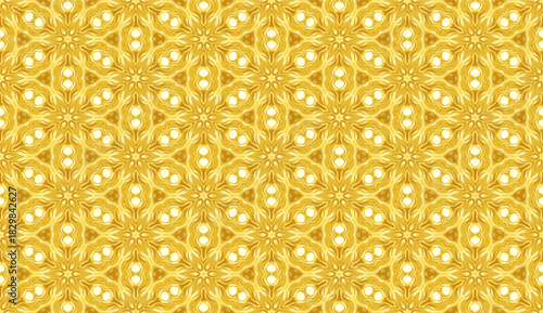 P94 geometrical Golden Fiower Flame pattern 1