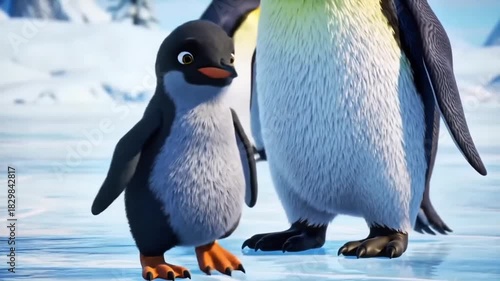 king penguin in antarctica