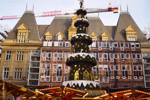 Christmas market in the city center