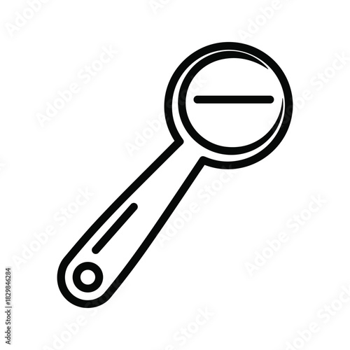 Zoom out magnifying glass icon representing minimize search, view reduction, decrease function symbol