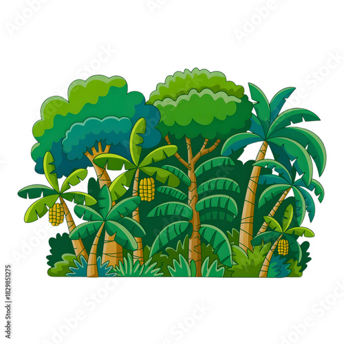 Mega Ultimate Tree Vector Asset Bundle, Comprehensive Collection of Forest, Tropical, Silhouette, and Stylized Flora