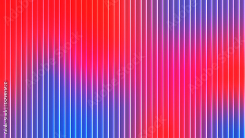 Abstract gradient with vertical lines in red pink blue and purple