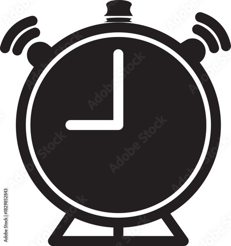 Alarm clock icon set. Alarm clock icon line style. alarm clock icon sign. clock icon set vector