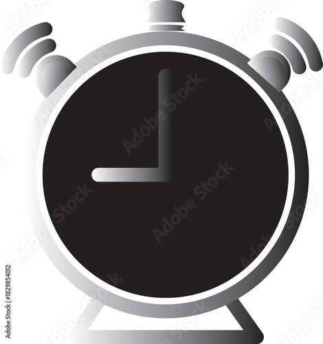 Alarm clock icon set. Alarm clock icon line style. alarm clock icon sign. clock icon set vector