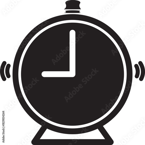 Alarm clock icon set. Alarm clock icon line style. alarm clock icon sign. clock icon set vector