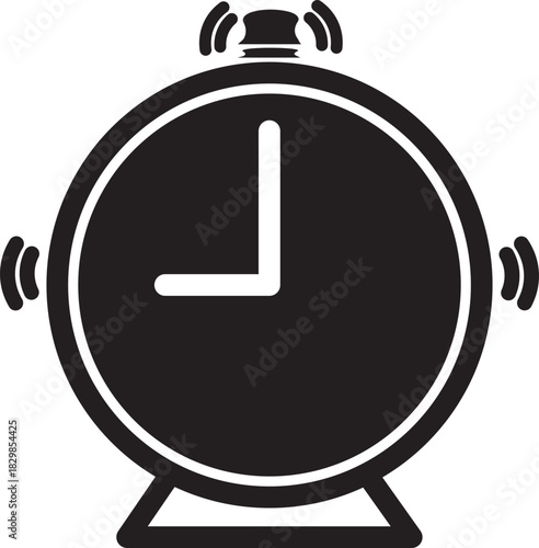Alarm clock icon set. Alarm clock icon line style. alarm clock icon sign. clock icon set vector