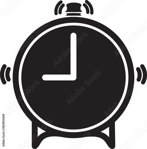 Alarm clock icon set. Alarm clock icon line style. alarm clock icon sign. clock icon set vector