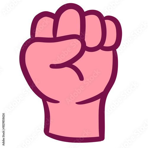 Cartoon hand sign vector drawing illustration