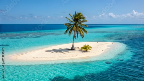 Fototapeta Naklejka Na Ścianę i Meble -  Escape to a stunning tropical island paradise now