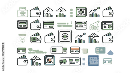 Finance and Technology icons.