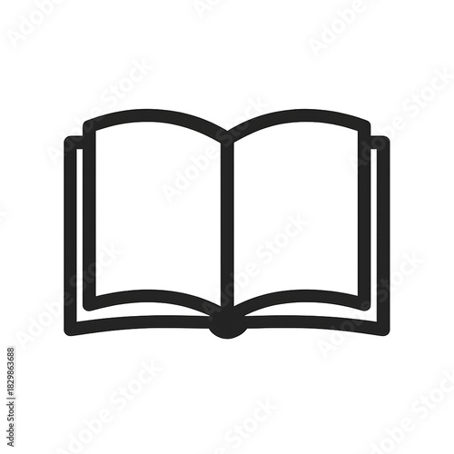 open book with blank pages
