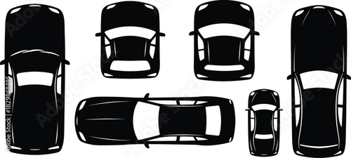 Three black laurel wreath icons with different star shapes aligned vertically