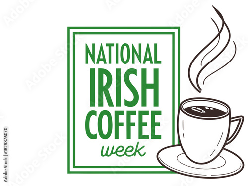 Celebrating National Irish Coffee Week with a Steaming Cup of Traditional Irish Coffee
