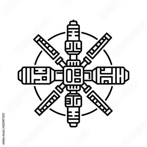 Nasal Spray Bottle Line Art Icon