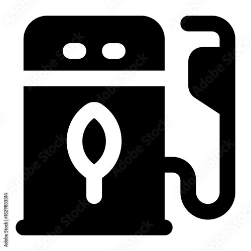 gas station icon for illustration