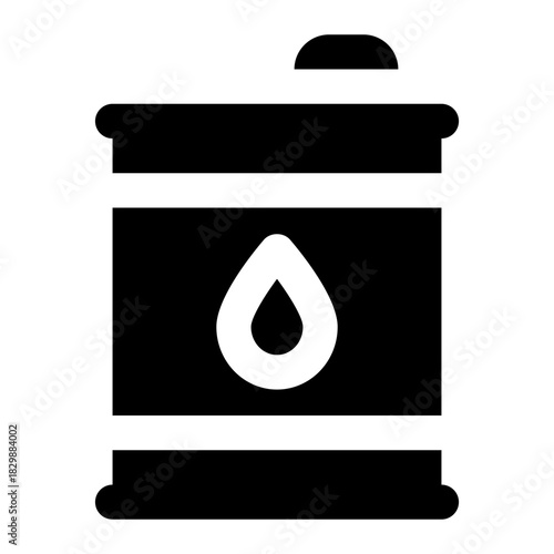 oil tank icon for illustration