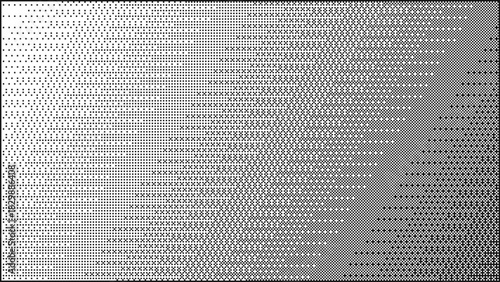 Vintage game style pixel gradient with smooth dither effect and abstract halftone grid for modern design