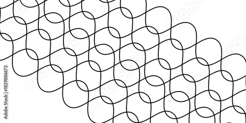 elegant abstract black wave lines forming fluid motion on a simple white background vector artwork.
