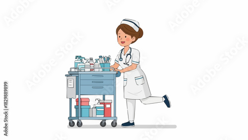 nurse with a syringe