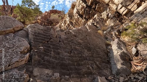 Brachina Gorge Geological Trail: Close-Ups of Ancient Rock Formations and Earth's History in the Flinders Ranges