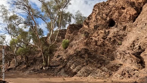 Brachina Gorge Geological Trail: Close-Ups of Ancient Rock Formations and Earth's History in the Flinders Ranges