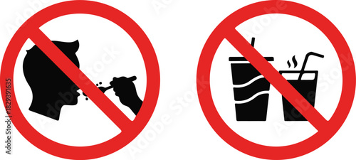 No eating and no drinks allowed