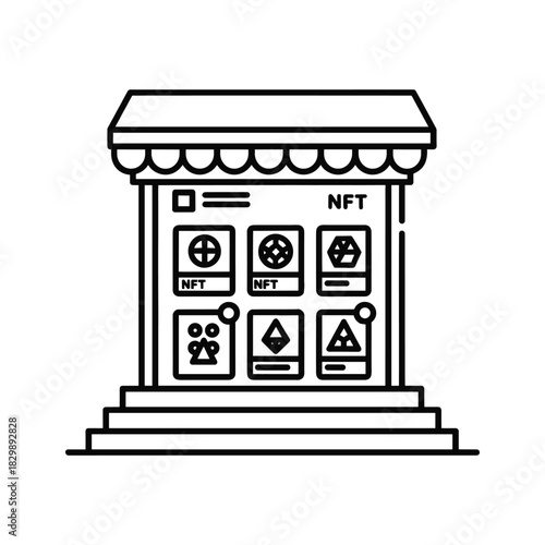 NFT Marketplace Storefront Icon