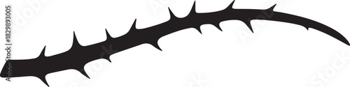 thorn silhouette vector