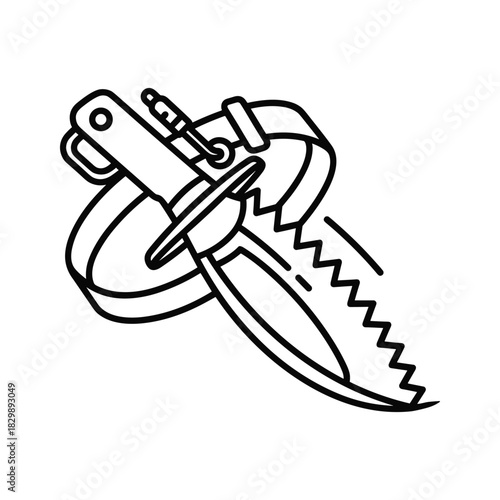 Simplified Arctic Marine Food Web Diagram with Polar Bear, Orca, Seal, Fish, Zooplankton & Phytoplankton