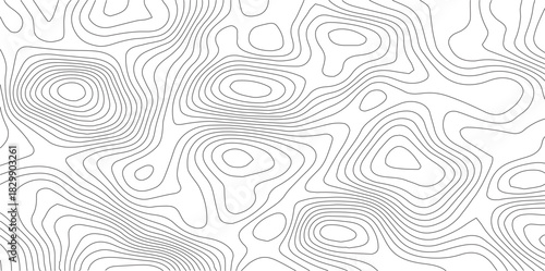 Abstract Topographic background. Geographic line map. Wavy pattern design. Paper texture imitation of a geographical map shades. Vector illustration.	