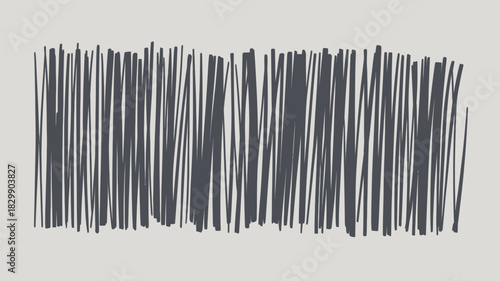A dense arrangement of vertical dark gray lines against a light gray background creating a pattern
