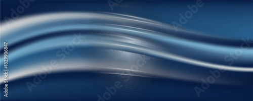 A modern and elegant abstract background with a flowing, deep blue design, perfect for websites, presentations, and branding.