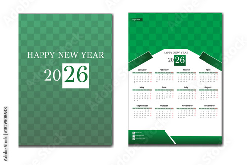 Modern Wall Calendar Design 