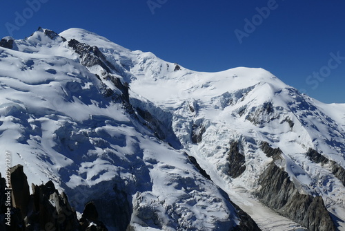 paysage du massif du mont-blanc - Le toit de l'Europe	