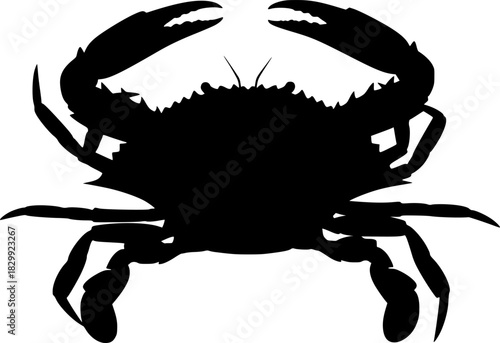black Crab Silhouette