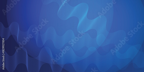 Futuristic abstract background with glowing wave. Shiny moving lines design element.  Vector illustration concept. Suit for brochure, corporate, website, poster, banner, cover, flyer