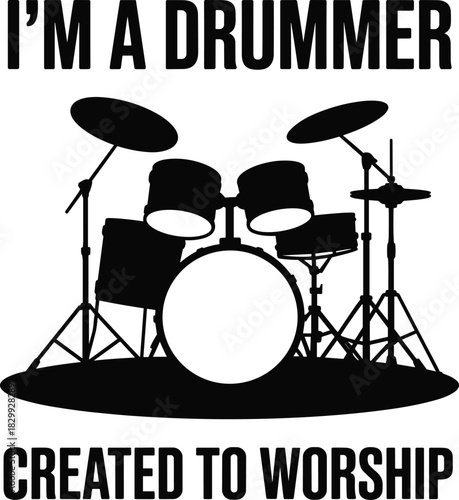 drum set silhouette drum set clipart drum set svg 