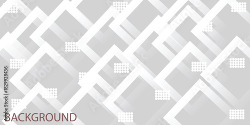 Abstract Grey white  background paper shine and layer element vector for presentation design. Suit for business, corporate, institution, party, festive, seminar