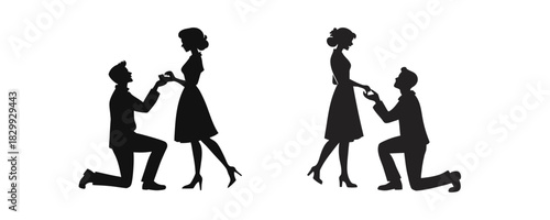 silhouettes of people in different poses