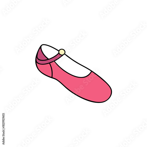 ballerina shoes vector clip art for web and graphic design