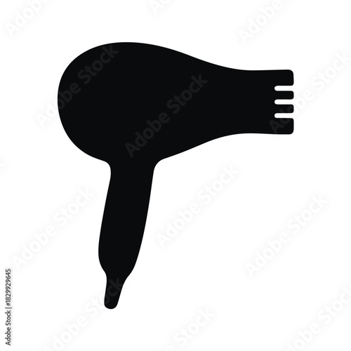 Bold Black Silhouette with Tight Braided Hair, Beauty Branding