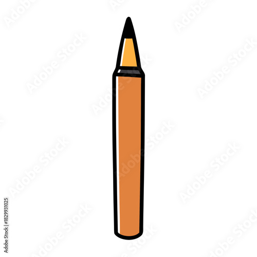 Vector Clip Art Eyeliner on White Background for Web and Graphic Design